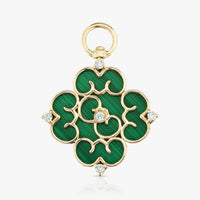 Blessings Mini Malachite Charm