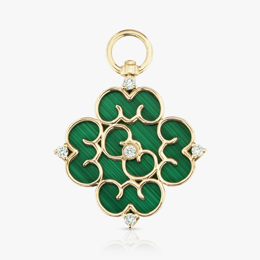 Blessings Mini Malachite Charm