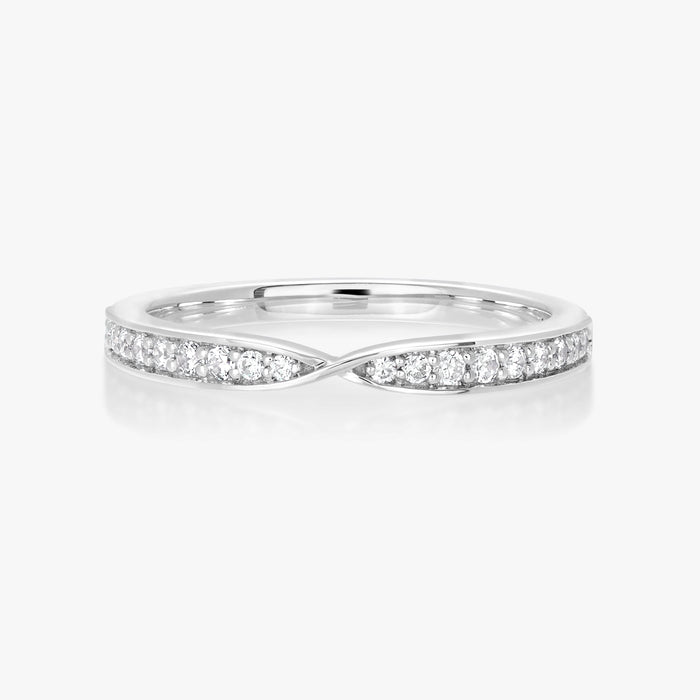 Infinity Tapered Pave Band - Carrie K. 