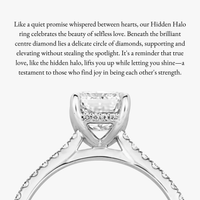 Hidden Halo Pave Ring - Carrie K.