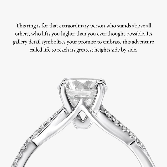 Pinnacle Infinity Half Diamond Ring - Carrie K.