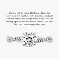 Pinnacle Infinity Half Diamond Ring - Carrie K.