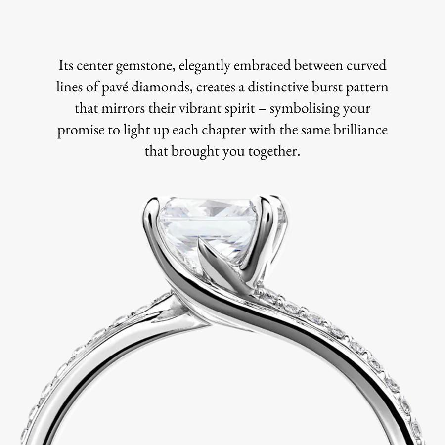 Starburst Solitaire Ring - Carrie K. 