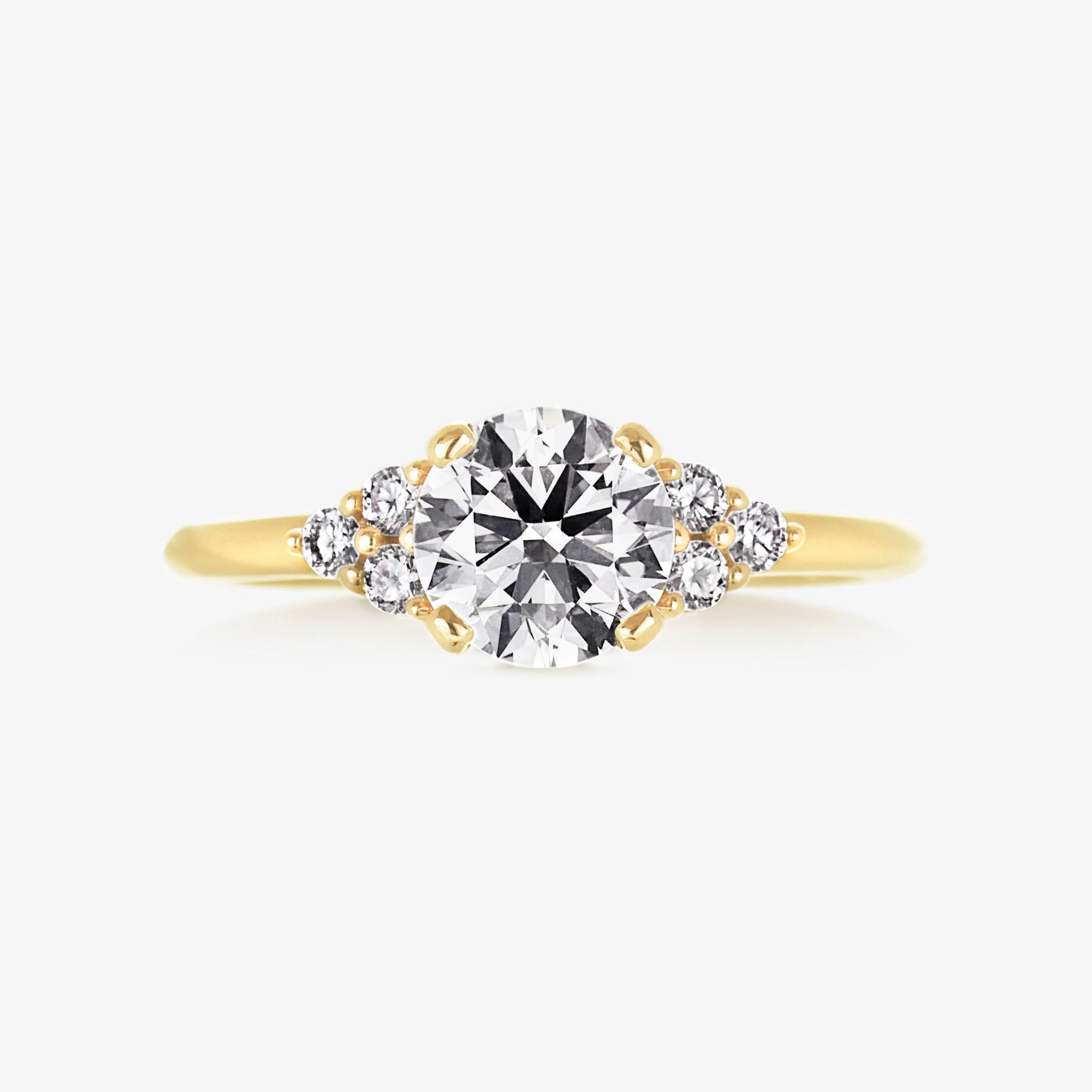 4 Pronged Round Cluster Ring - Carrie K.