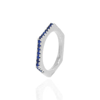 Nut & Bolt Silver Single Ring - Carrie K. 