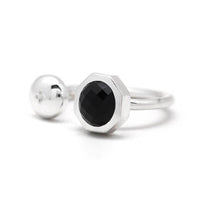 Nut and Bolt Black Bling Ring - Carrie K. 